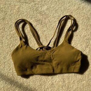 Aritzia NWOT TnAction TNALIFE FLEXION SPORTS BRA Small Ancient Olive